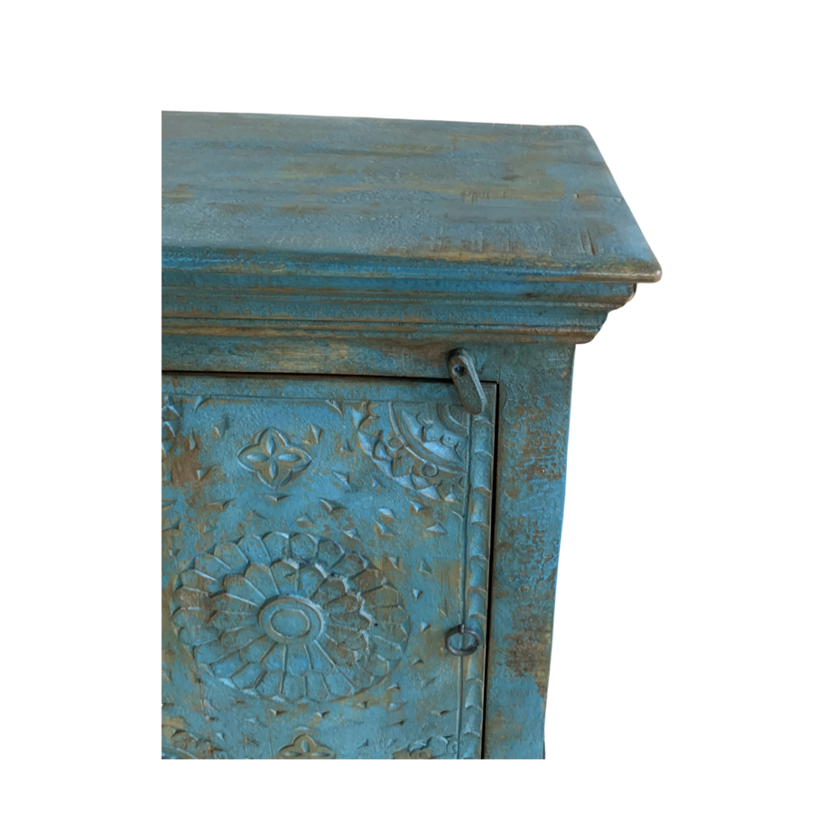 Carved Bedside Table