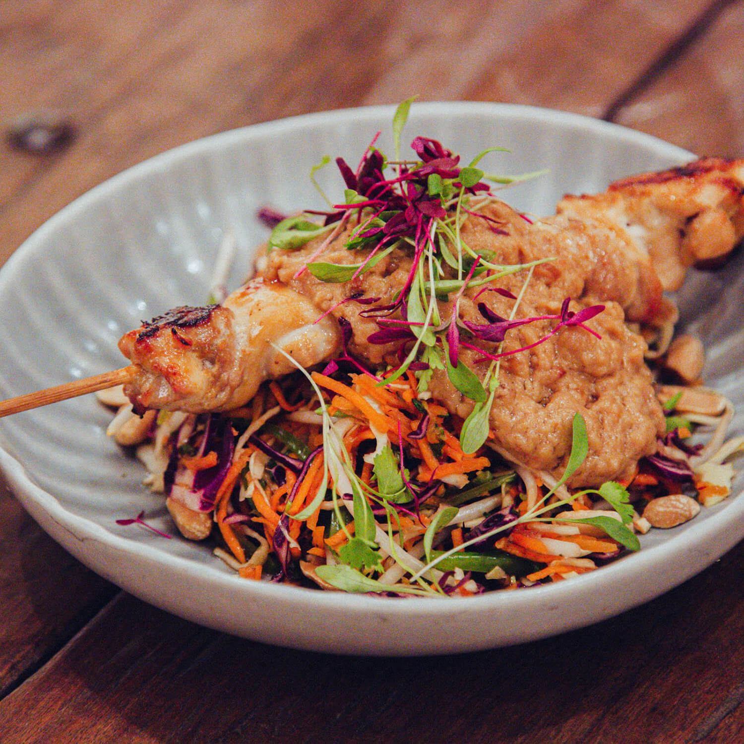 Chicken Satay Salad - Trading Boundaries Lunch 2023 Sussex