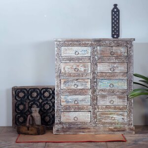 Reclaimed Teak Chest of Drawers