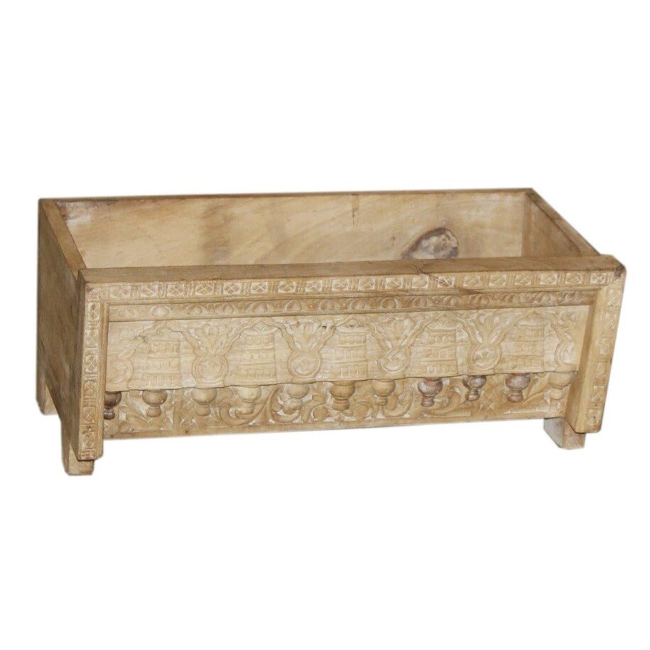 Bleached Teak Planter