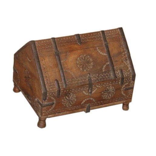 India - Old Furniture Tribal Hut Box