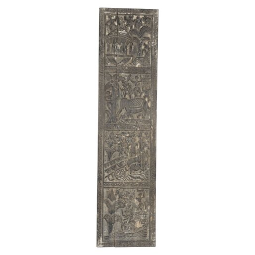 India - Handicrafts Four Panel Tribal Carving