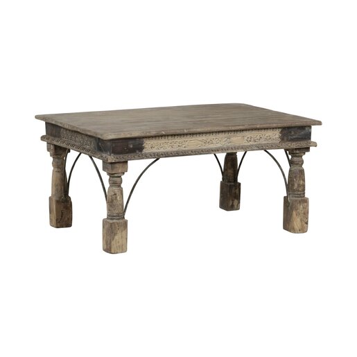 India - Old Furniture Antique Thakat Coffee Table