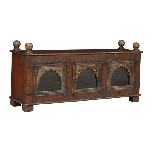 India - Old Furniture Low Indian Sideboard