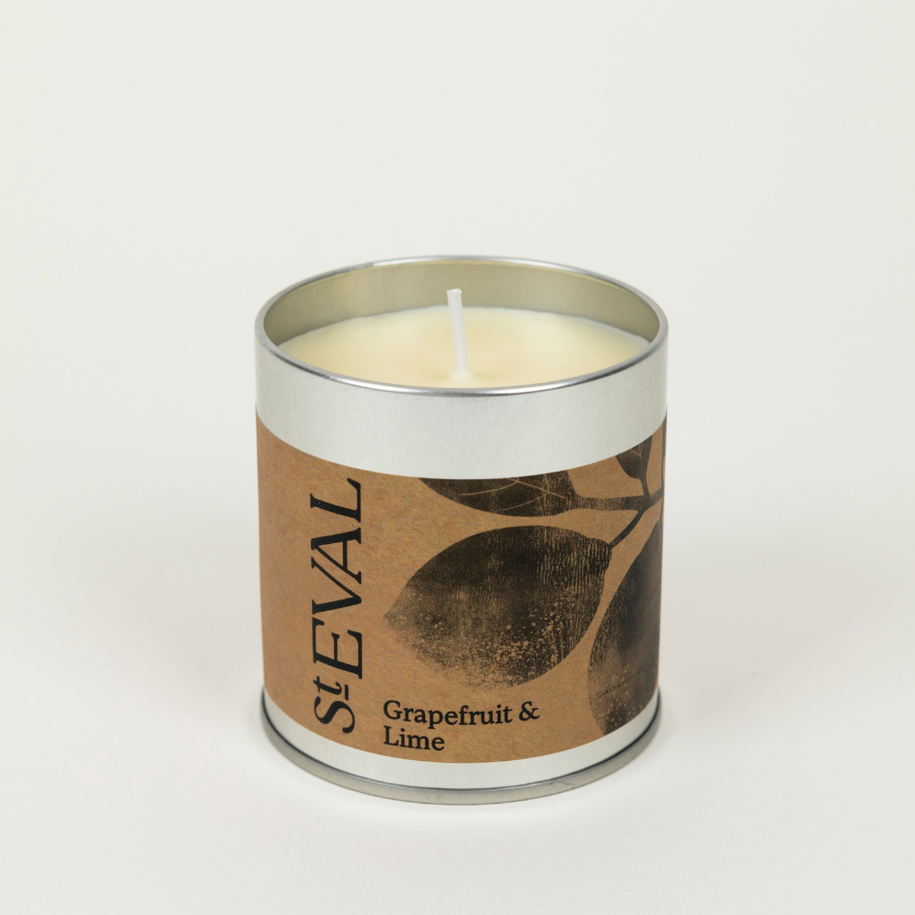 Grapefruit & Lime  Scented Candle Tin