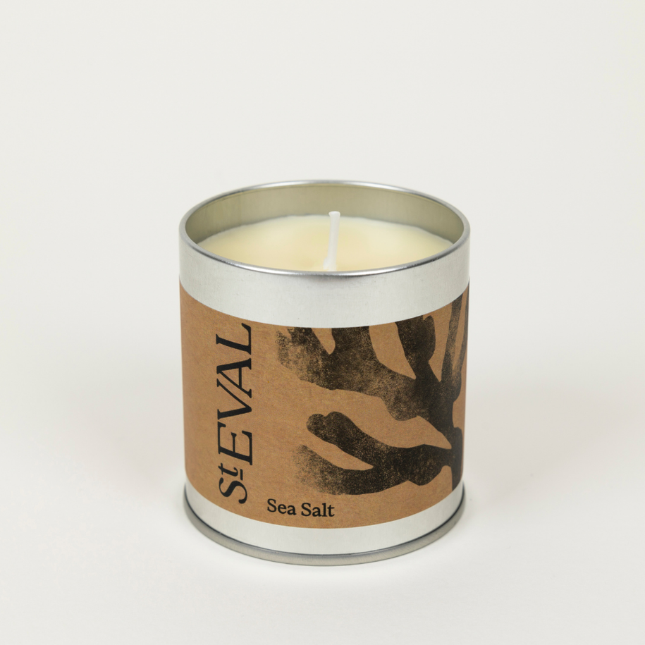 Sea Salt Scented Candle Tin