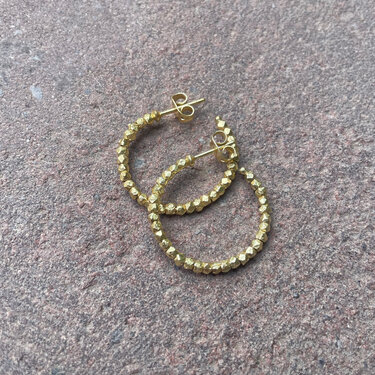 India - Jewellery & Gifts Beaded Hoop Earrings