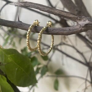 Beaded Hoop Earrings
