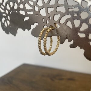 Beaded Hoop Earrings