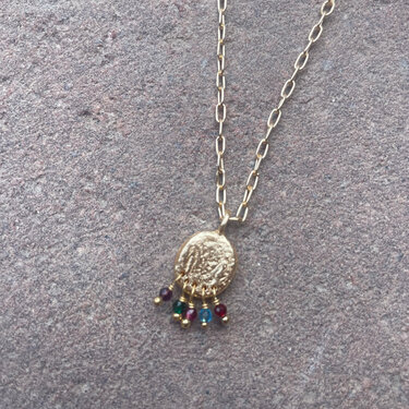 India - Jewellery & Gifts Multi-Stone Charm Necklace