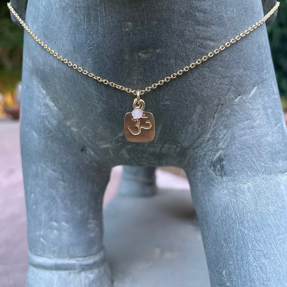 Om Charm Necklace