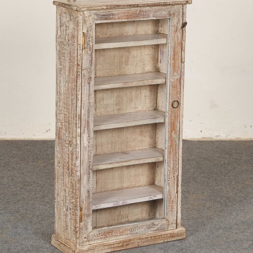India - Old Furniture Vintage Glazed Cabinet