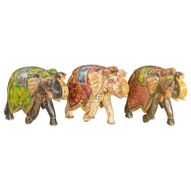 India - Handicrafts Hand Painted Rajasthani Elephant
