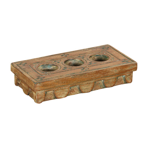 India - Handicrafts Traditional Spice Holder - Triple