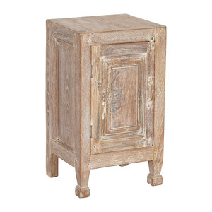 Bleached Teak Bedside Cabinet