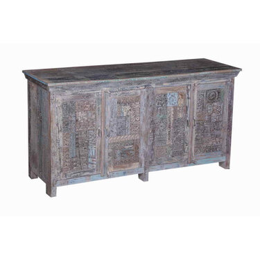 India - Old Furniture Carved Sideboard