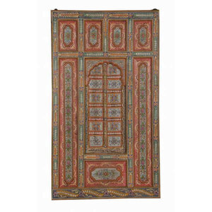 Antique Indian Window Panel