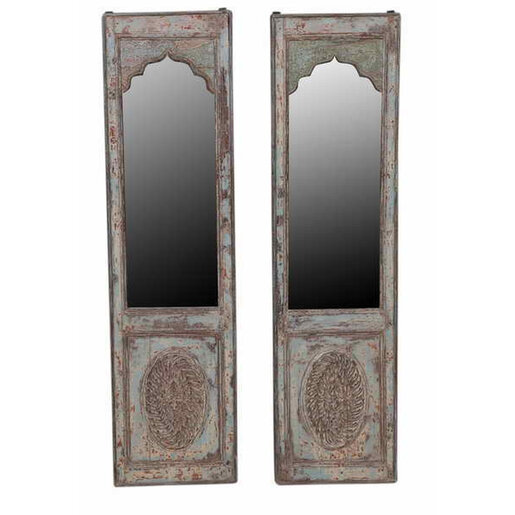 India - Old Furniture Vintage Slim Mirror