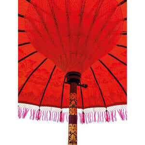 Orange & Pink Indah Sun Parasol