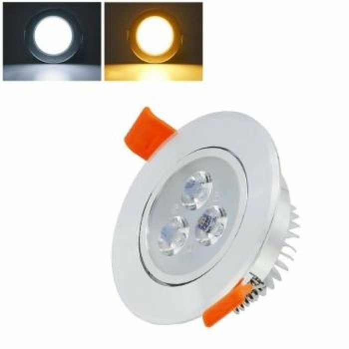 3W LED dimbaar kantelbaar A++ energiezuinige inbouwspots set van 6 - Warm Wit