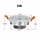 3W LED dimbaar kantelbaar A++ energiezuinige inbouwspots set van 6 - Warm Wit