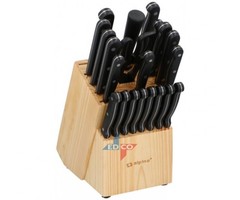 Alpina Alpina 22-delige messenset in houten blok