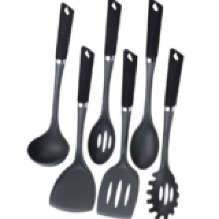 Royal Swiss Royal Swiss Nylon keukengerei set (7st) met opbergbasis