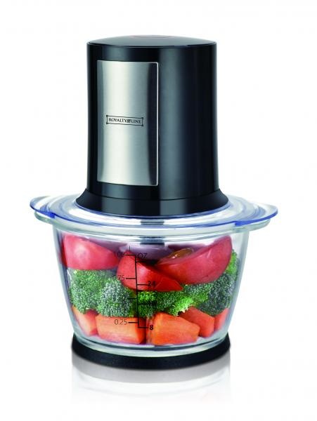 Royalty Line Multi hakker-chopper-kruidensnijder voor groenten en vlees