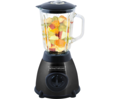 Royalty Line Royalty Line glazen blender - ZWART - 800W