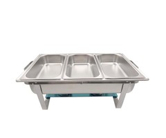 Herzberg Herzberg HG-8022-3: Professionele Komfoor - 3 Stuks 1/3 Voedselpan