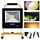 Accu led bouwlamp oplaadbaar voor binnen en buiten 50W IP65 6500K - Copy