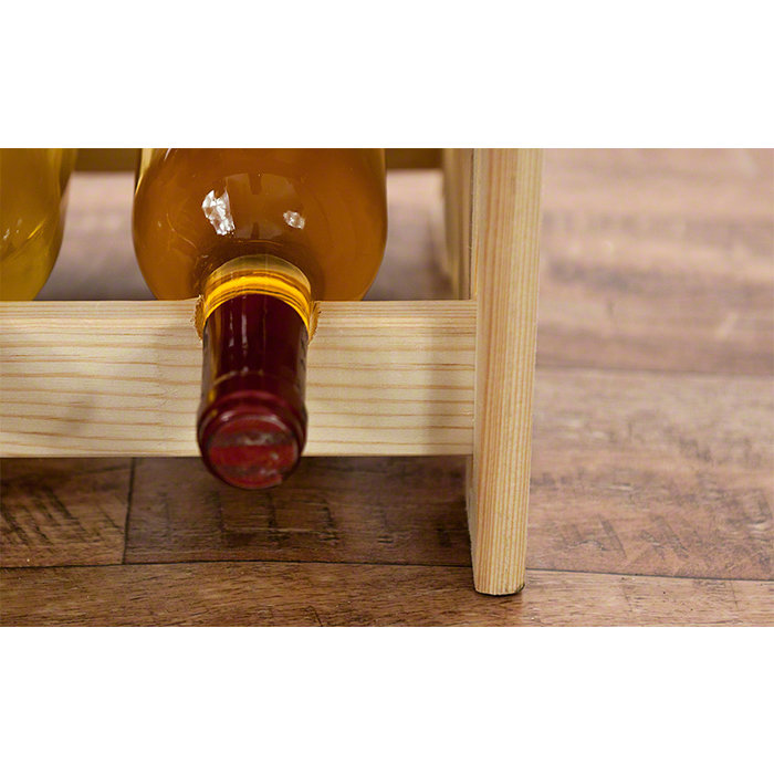 SMH LINE® SMH LINE® Wijnrek -30 flessen - 65x63x26,5 cm - Wijnrek Hout - Flessenrek