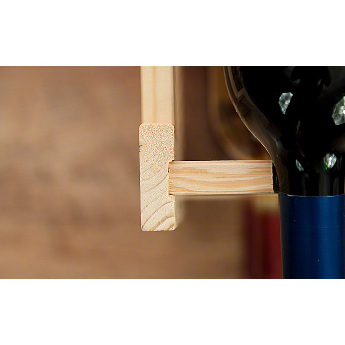 SMH LINE® SMH LINE® Wijnrek -12 flessen - 38x43,5x25 cm - Wijnrek Hout - Flessenrek