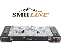 SMH LINE® SMH LINE® Dubbele Camping kooktoestel - 2 Pits - 2x 2500W