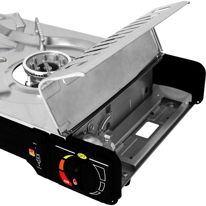 SMH LINE® SMH LINE® Dubbele Camping kooktoestel - 2 Pits - 2x 2500W - Incl. 12x gasflessen