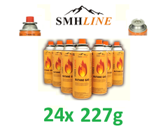 SMH LINE® SMH LINE® Kookstel gasflessen - Butaan Gasflessen - 24x 227g - Gasbussen