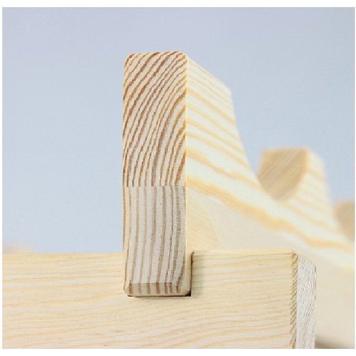 SMH LINE® SMH LINE® - Hout Wijnrek - Wijnrek voor op het Aanrecht of Bar - Bottle Rack- 13x47x29 cm (HxBxD) 4 flessen Flessenrek Modulair en Stapelbaar - Flessenhouder Staand