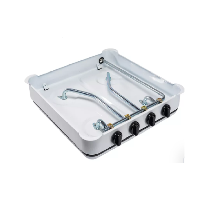 SMH LINE® SMH LINE® Gas kooktoestel 4 pits - Camping kooktoestel - Gaskomfoor - Incl. Gasslang set