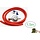 SMH LINE® - Universele Gasslang installatie set - Drukregelaar met 1.5 meter slang - 30mBar Inclusief 2x Slangklemmen
