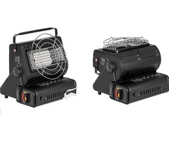 SMH LINE® SMH LINE® - 2 in 1 Draagbare Gaskachel -Straalkachel - Buitenkachel | Camping Heater | Kacheltje | Terrasverwarming INCLUSIEF Kookrooster