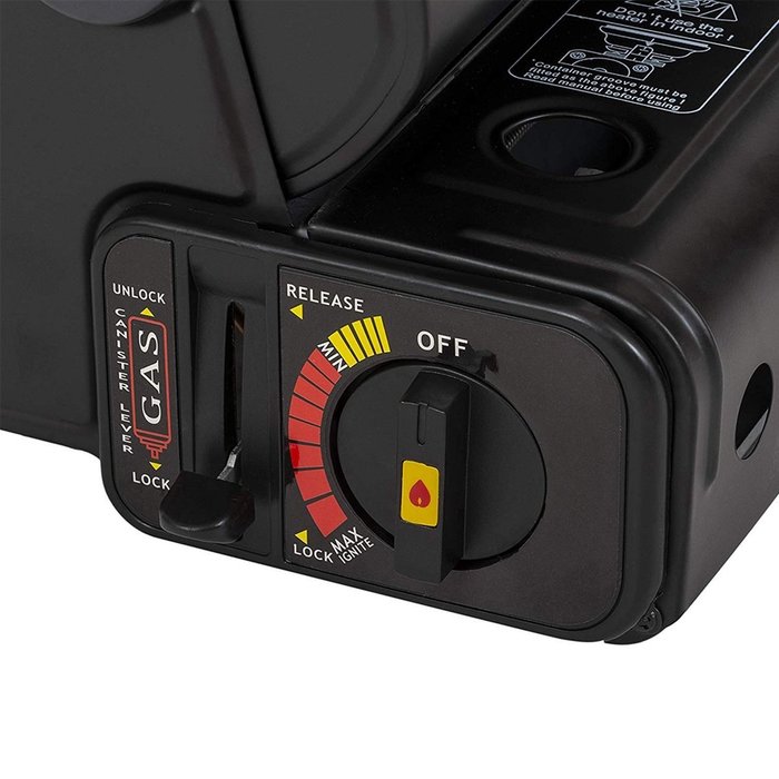 SMH LINE® SMH LINE® - 2 in 1 Draagbare Gaskachel -Straalkachel - Buitenkachel | Camping Heater | Kacheltje | Terrasverwarming INCLUSIEF 8x Gasflessen en Kookrooster