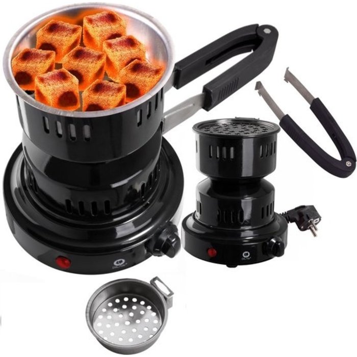 SMH LINE® SMH LINE® Kolenbrander - Elektrische Kolenbrander - 600W - Incl. Tang