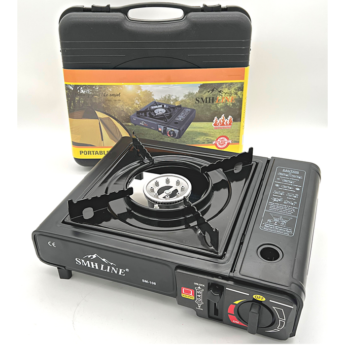 SMH LINE® SMH LINE®  Camping kooktoestel - Draagbaar Gasfornuis - koffer