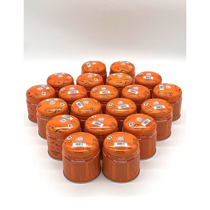 SMH LINE® SMH LINE® Gaspatroon 190g - Prikcartouche - 20x - Incl. Gasbloksysteem