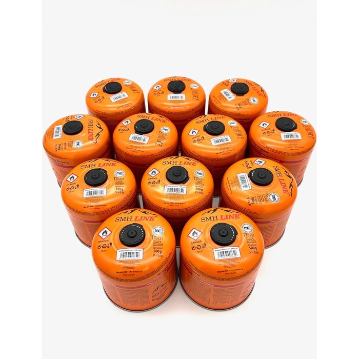 SMH LINE® SMH LINE® Gascartridge - 12x 500g - Gascartouche - Easy Clic cartouche