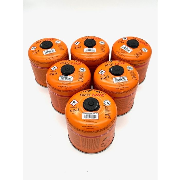 SMH LINE® SMH LINE® Gascartridge - 6x 500g - Gascartouche - Easy Clic cartouche