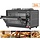SMH LINE® Mini Vrijstaande oven met kookplaten - 26L - 1400W - Convectie Mini Oven - Geëmailleerde Holte - Zwart