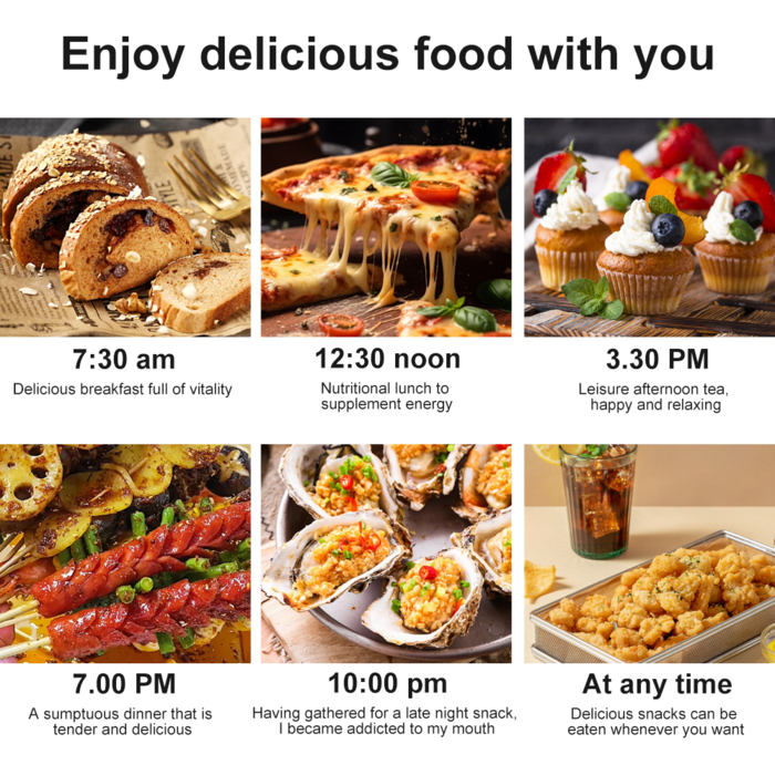 SMH LINE® SMH LINE® Vrijstaande Oven - 45L - 1800W - Convectie Mini Oven - Geëmailleerde Holte - Zwart