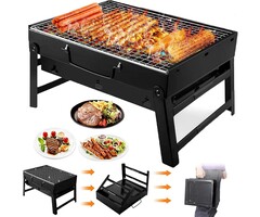 SMH LINE® SMH LINE® Opvouwbare Tafel bbq - Houtskoolbarbecue - Draagbaar Barbeque - Camping Grill