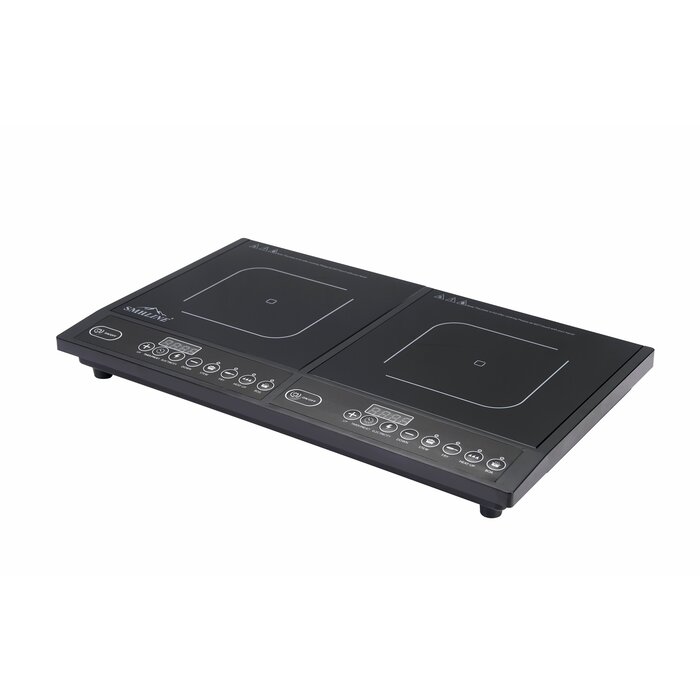 SMH LINE® SMH LINE - Dubbele inductie plaat - 2000 Watt - Zwart